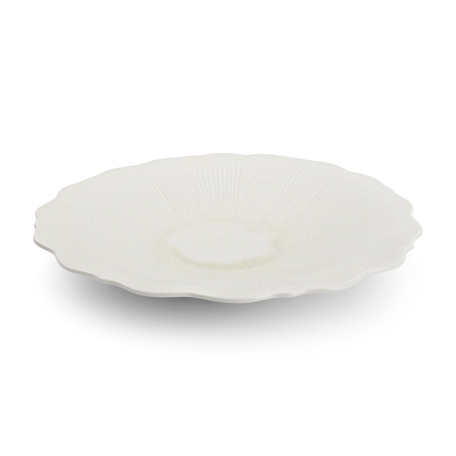 FLORET WHITE DEEP PLATE